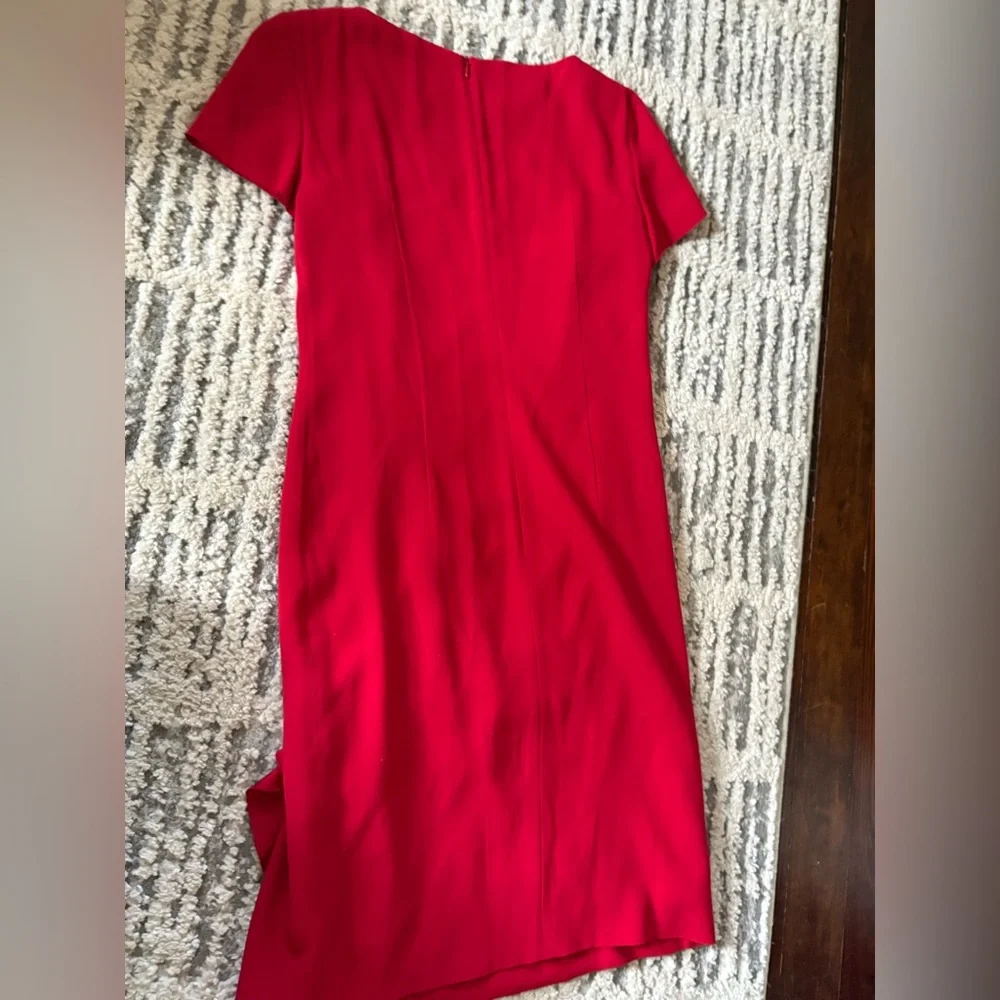 Moschino Cheap and Chic red ruffle sexy mini dress size 6 - Picture 7 of 7